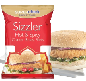 Superchick Sizzler Hot & Spicy Chicken Fillet Burgers