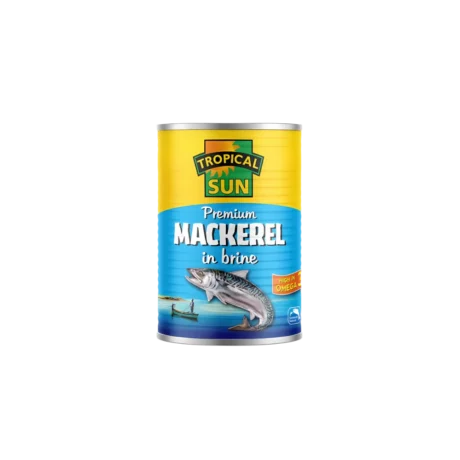 Tropical Sun Premium Mackerel In Brine 400g