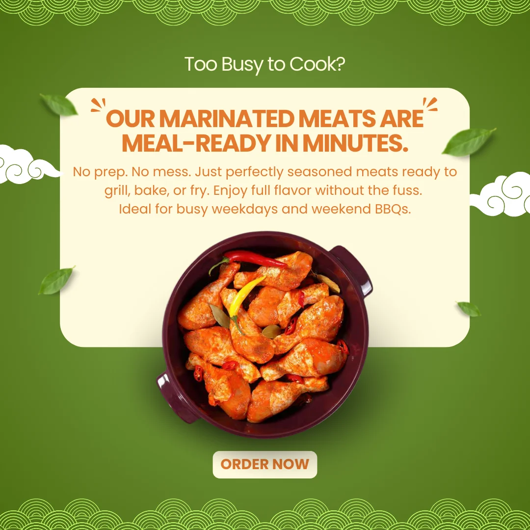 Our Marinated Meats Are Meal-Ready in Minutes