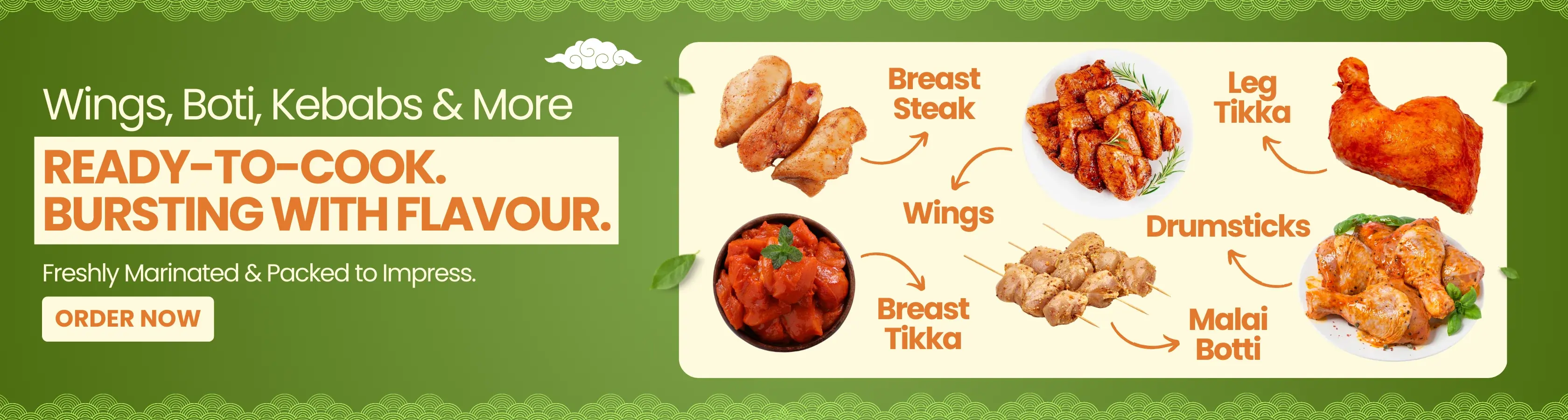 Ready-to-Cook. Bursting with Flavour