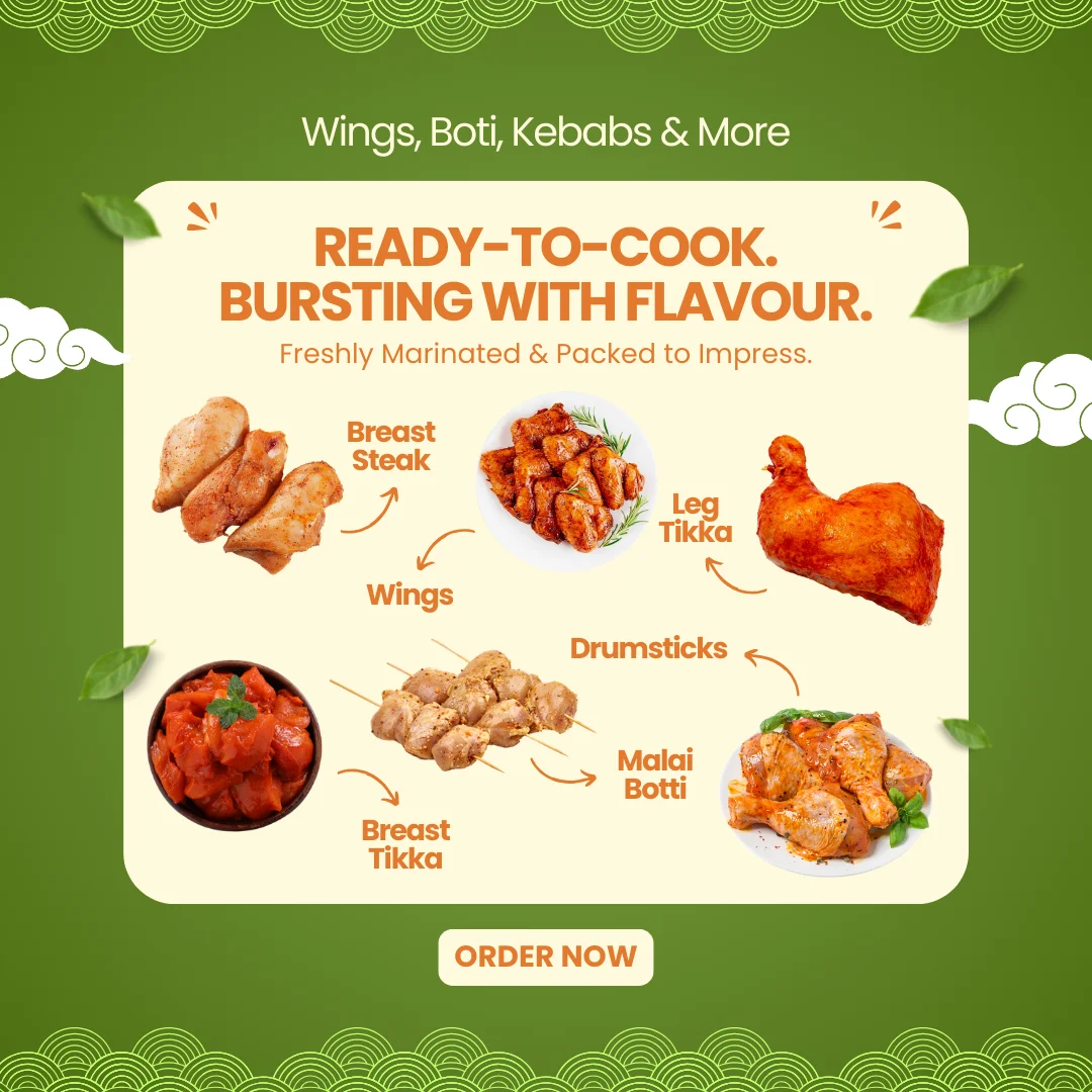 Ready-to-Cook. Bursting with Flavour