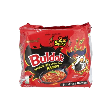 Samyang Buldak 2x Spicy Hot Chicken Flavour Stir Fried Ramen 140g