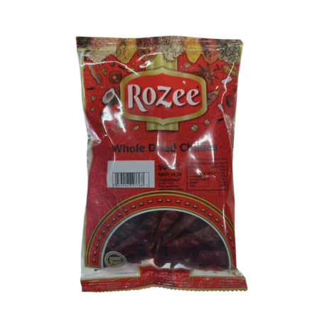 Rozee Dried Whole Chillies 50g
