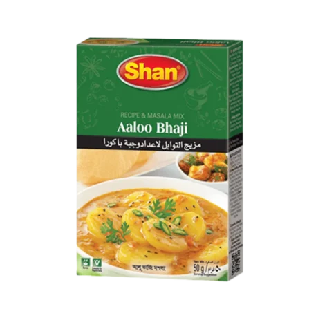Shan Aaloo Bhaji Recipe & Masala Mix 50g